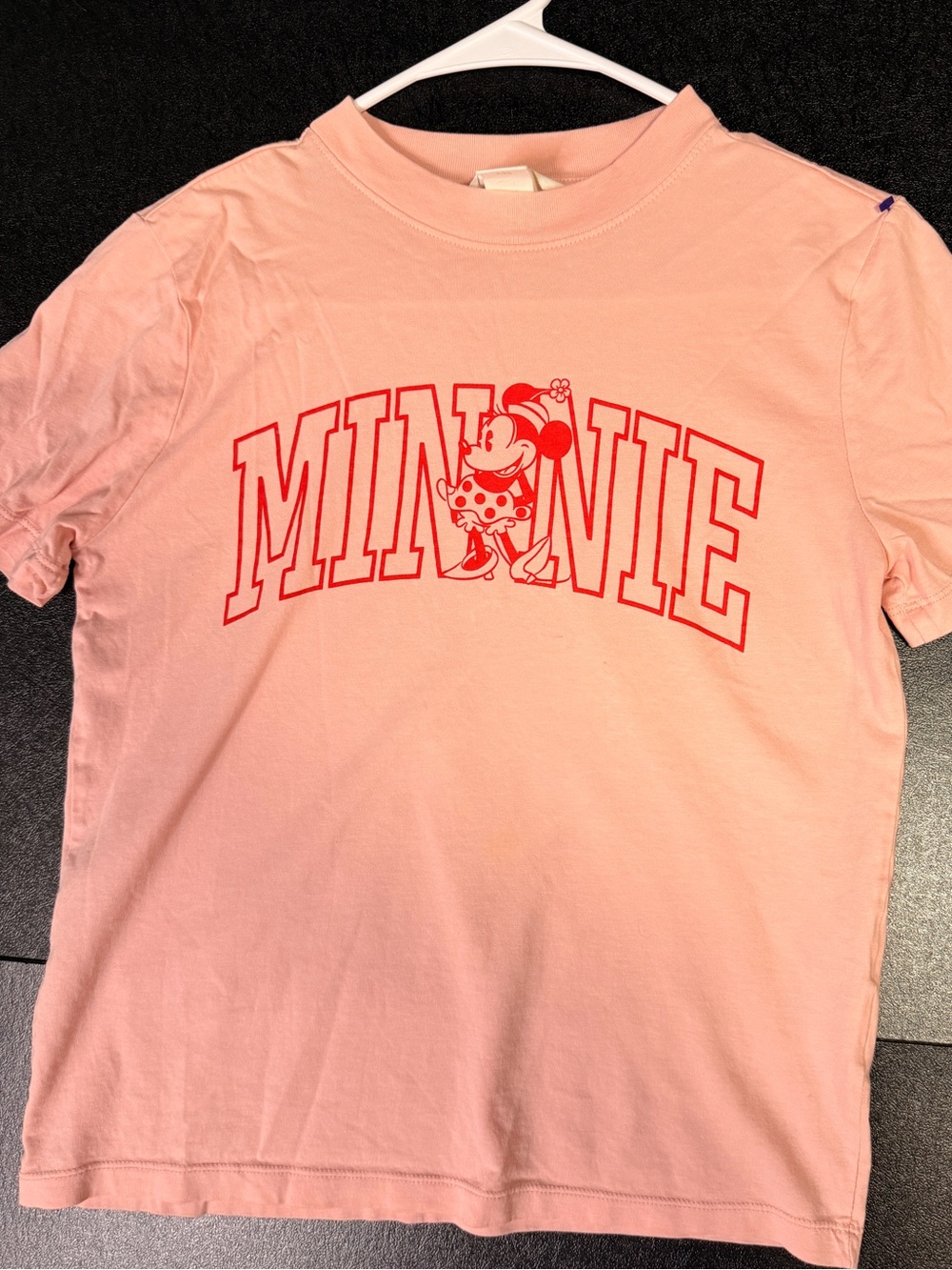 H&M Disney Minnie Mouse Pink Graphic T-Shirt Women’s XS
